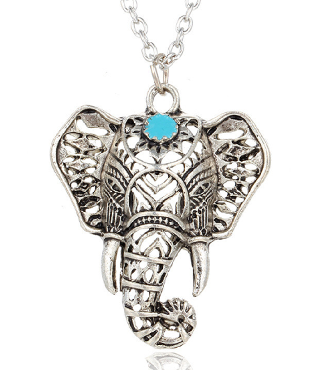 BOHO náhrdelník slon