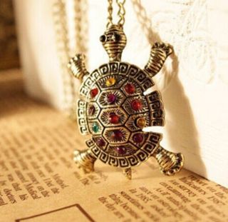 BOHO náhrdelník želva